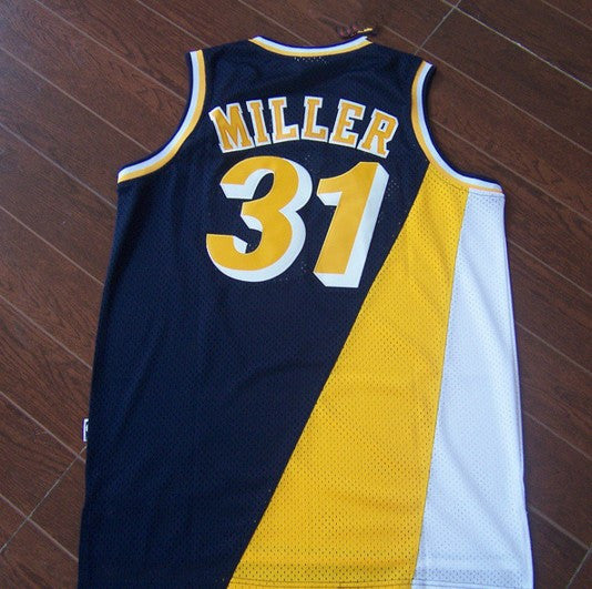 Throwback Basketball Jersey With Stitch Work Logo