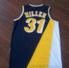 Throwback Basketball Jersey With Stitch Work Logo